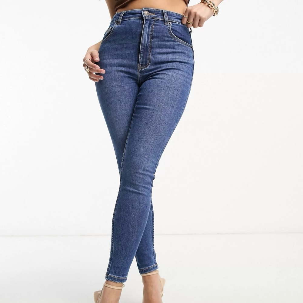Bershka Denim High Rise Skinnys